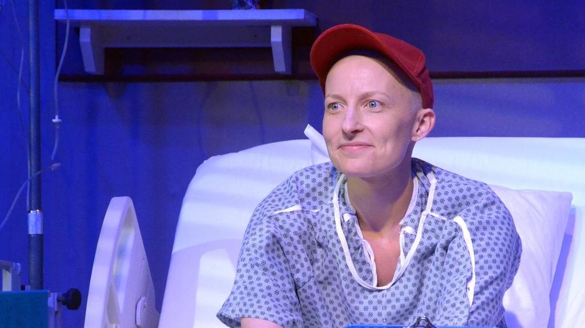 Megan C.C. Walker stars as English professor and cancer patient Vivian Bearing in “Wit,” playing at San Luis Obispo Little Theatre.