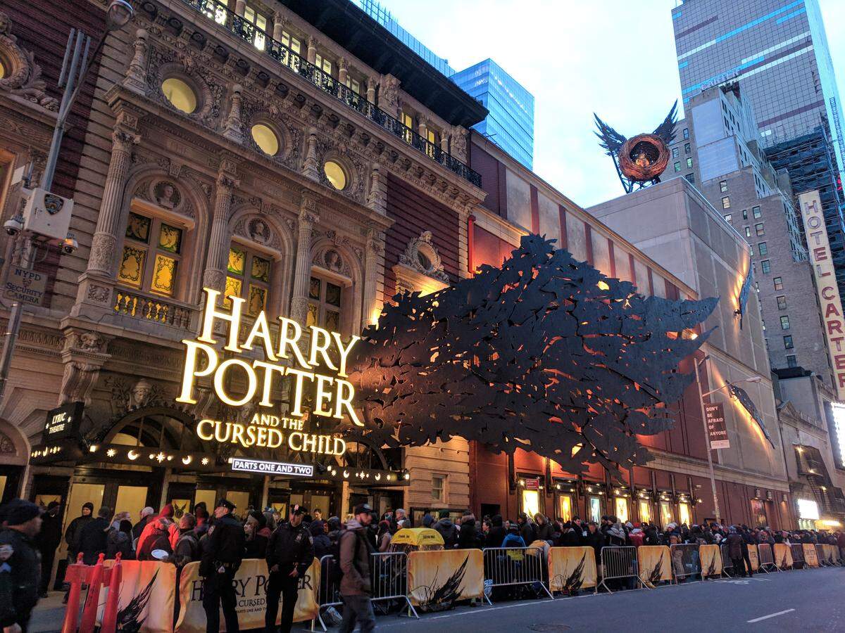 Paso Robles High School graduate Brett J. Banakis helped design the marquee outside the Lyric Theatre in New York City for "Harry Potter and the Cursed Child, Parts One and Two."