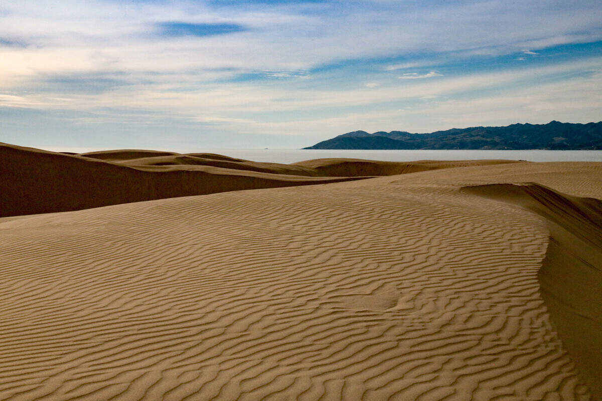 Arroyo Grande resident Carol Nylander loves sinking her feet into the sand of the Oceano Dunes.