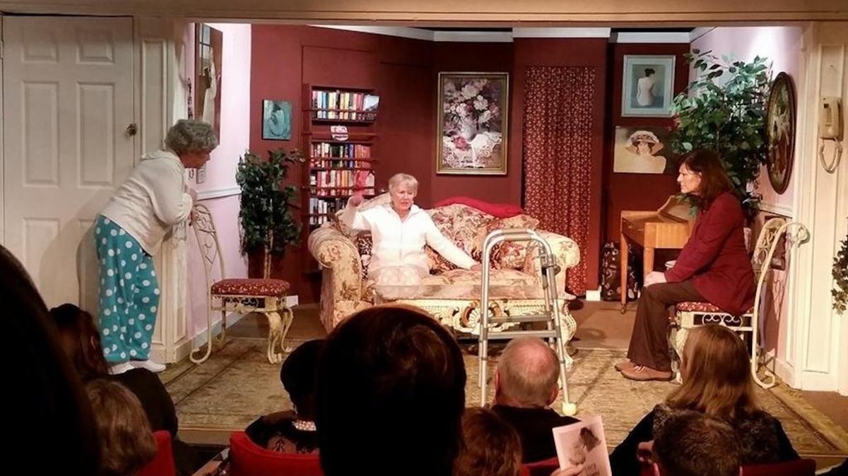 “Nana’s Naughty Knickers” runs through March 12 at the Pewter Plough Playhouse in Cambria.