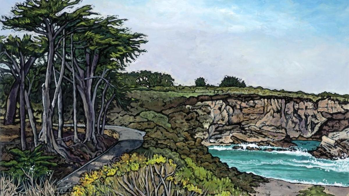 “Montaña de Oro State Park” by Julie Dunn is featured in the group exhibition “A Visual Celebration — Montaña de Oro,” running through Feb. 29 at the Morro Bay Museum of Natural History.
