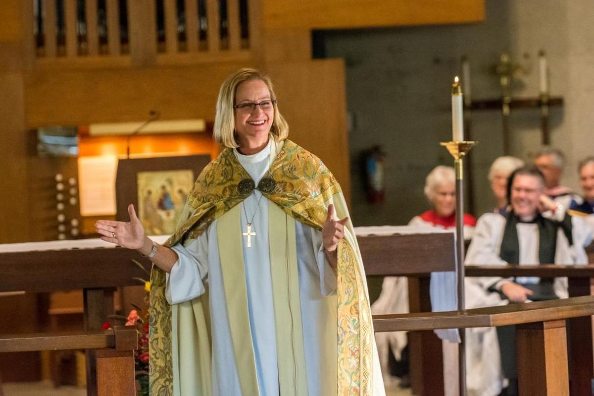 Bishop Mary Gray-Reeves, head of the Episcopal Diocese of El Camino Real, will perform in “The Vagina Monologues,” Feb. 14 at St. Stephen’s Episopal Church in San Luis Obispo.