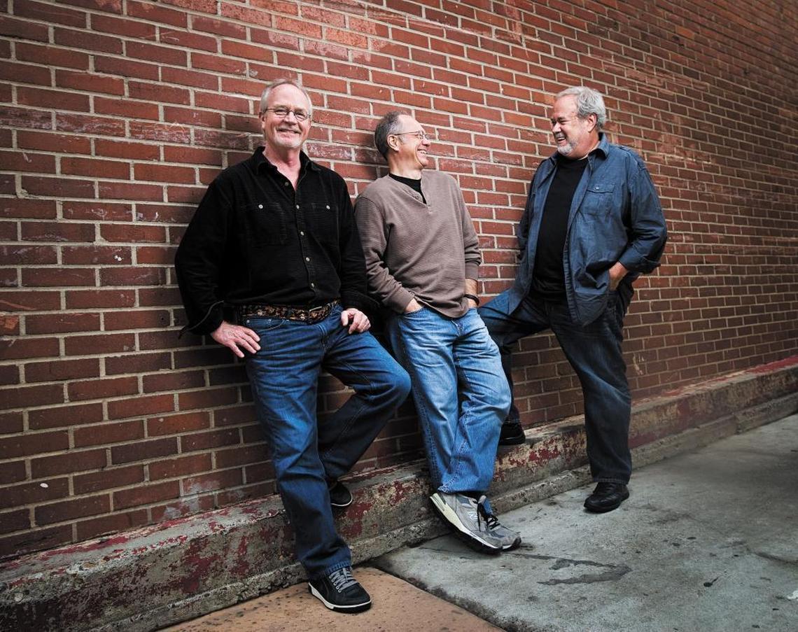 Jerry Scott, Rick Kirkman, and Jim Borgman pose for a photo. Scott will participate in When Cartoon Worlds Collide: Meet Jerry Scott & Leigh Rubin, Wednesday at the Fremont Theatre in San Luis Obispo.