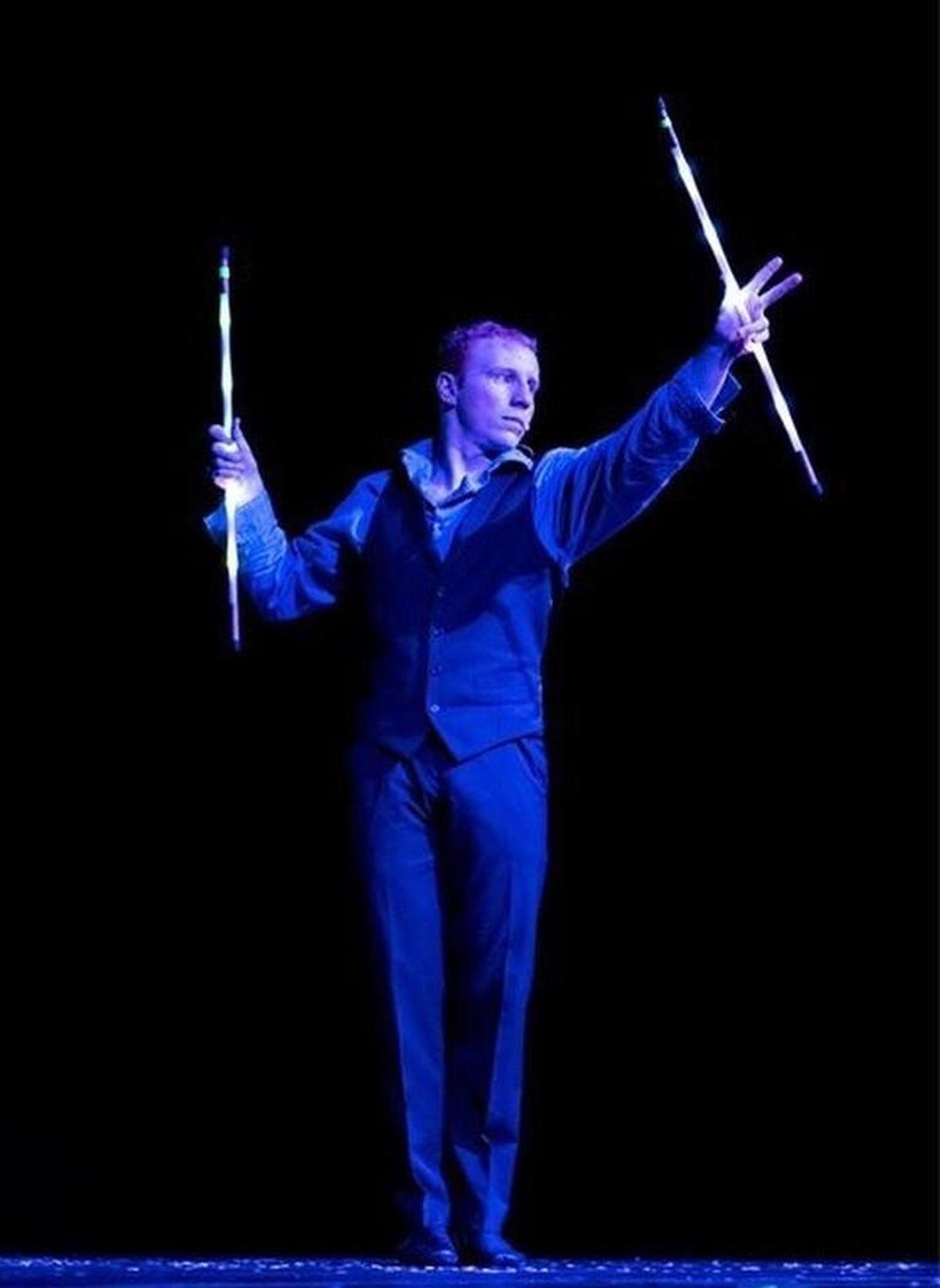 Stage magician Elliott Hunter won the Magic Master Summit competition in November.