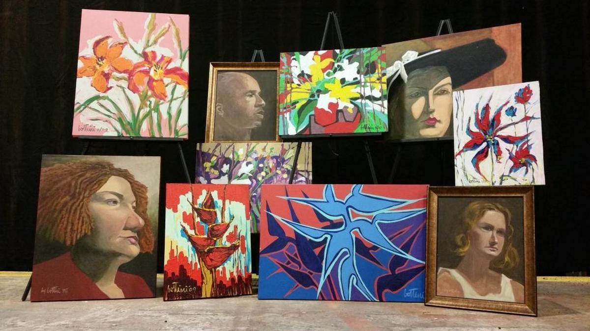 These paintings by Ivy Bottini will be on display Aug. 20 through 29 at Studios on the Park In Paso Robles, coinciding with the premiere of “Inclusivity: The Ivy Bottini Story.” The artworks are available for sale.