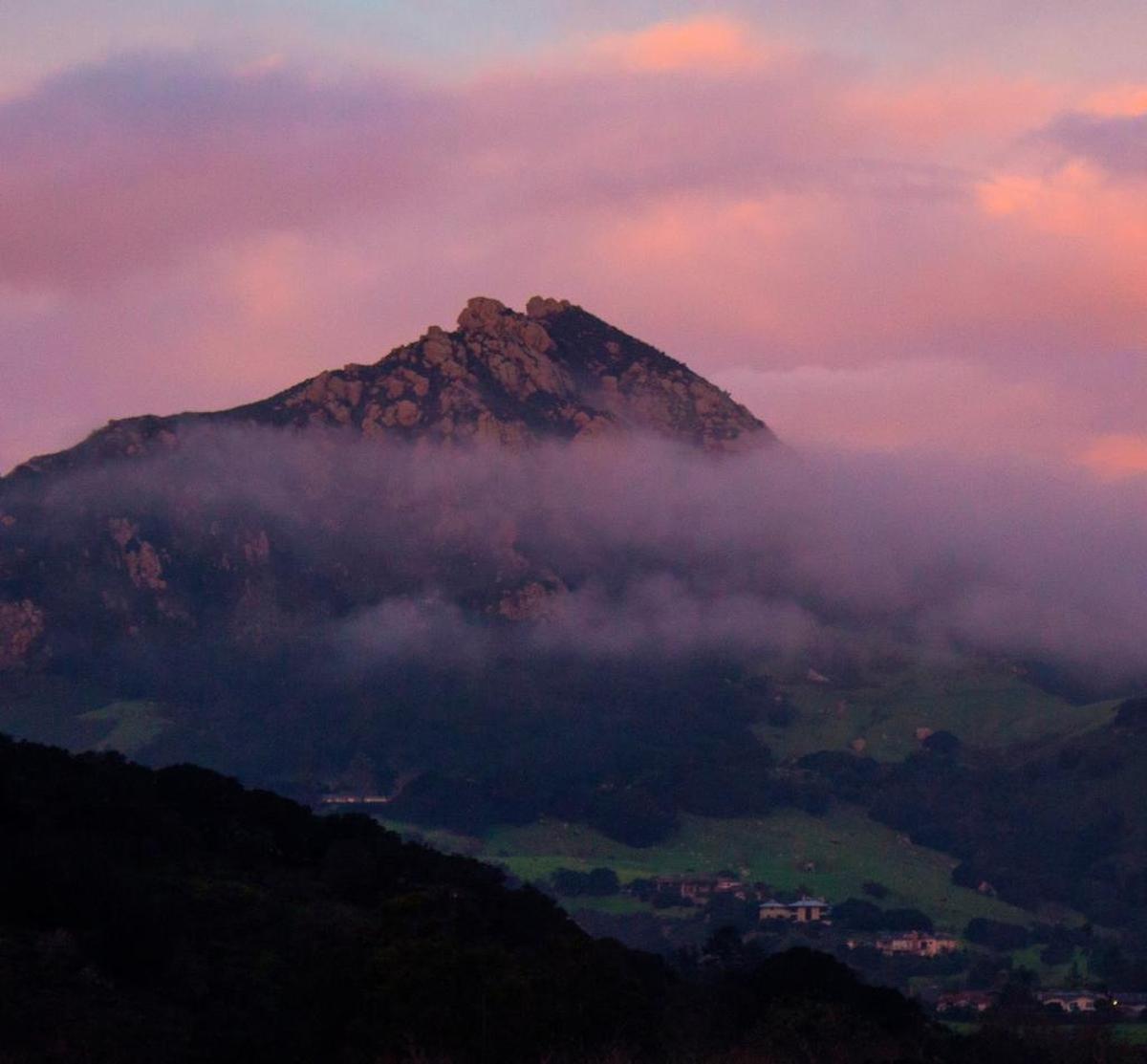This photo of Bishop Peak in San Luis Obispo, shot on Feb. 16, 2017, was taken as part of Cal Poly professor Brian P. Lawler’s Bishop Peak Portrait Project.