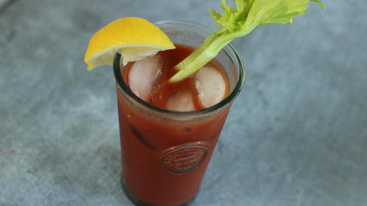 This Sucks, a cocktail from “Drinks for Mundane Tasks: 70 Cocktail Recipes for Everyday Chores” by David Vienna, offers a twist on the classic bloody mary.