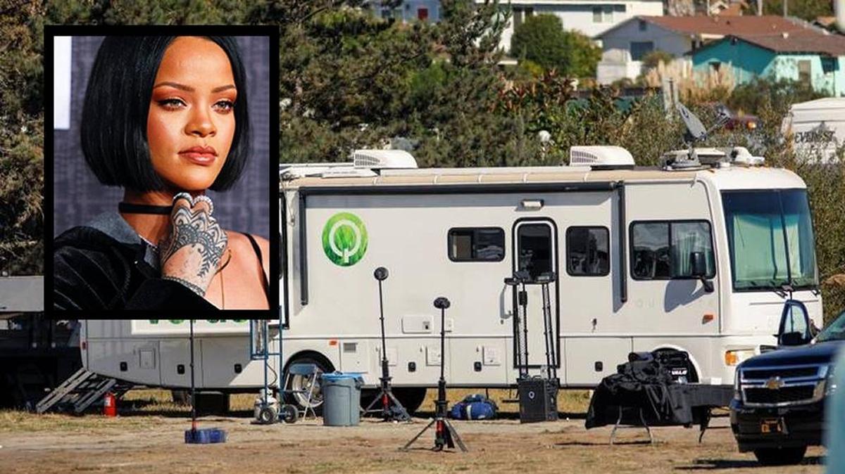 Singer Rihanna was filming at the Oceano Dunes on Tuesday, Nov. 7, 2017.