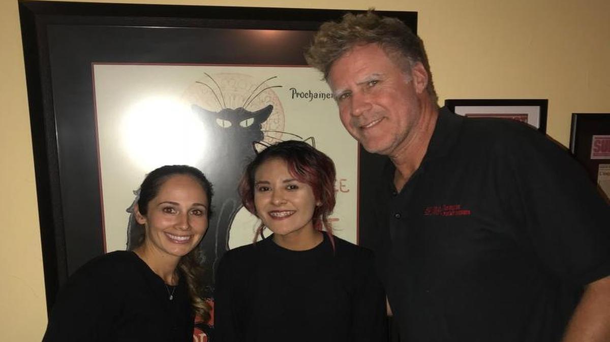 Will Ferrell poses for a photo at the Black Cat Bistro in Cambria on Monday, October 2, 2017.