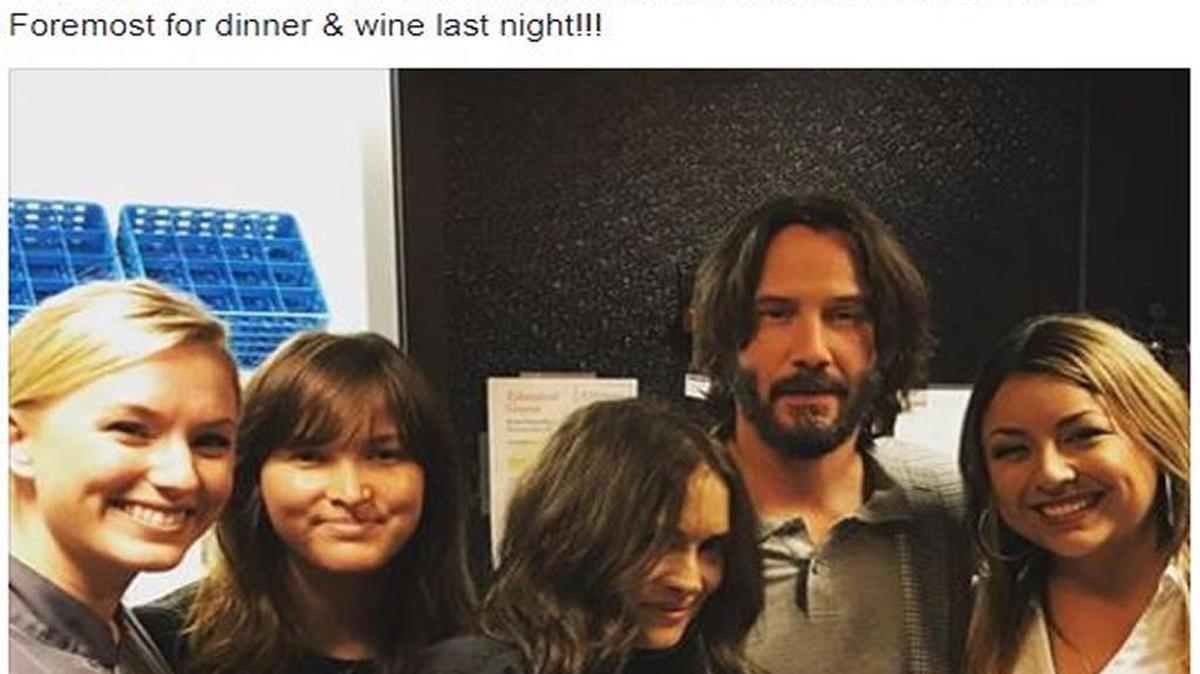 Actors Keanu Reeves and Winona Ryder were at Foremost in San Luis Obispo on Friday, Aug. 4, 2017.