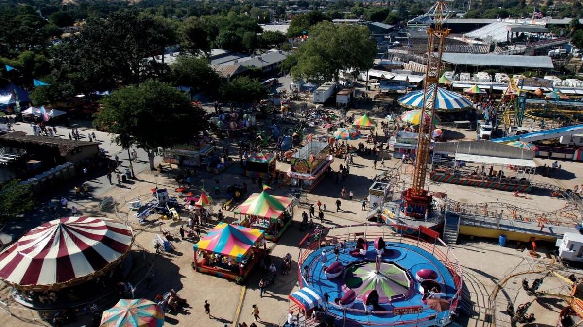 A view of the California Mid-State Fair in 2015.