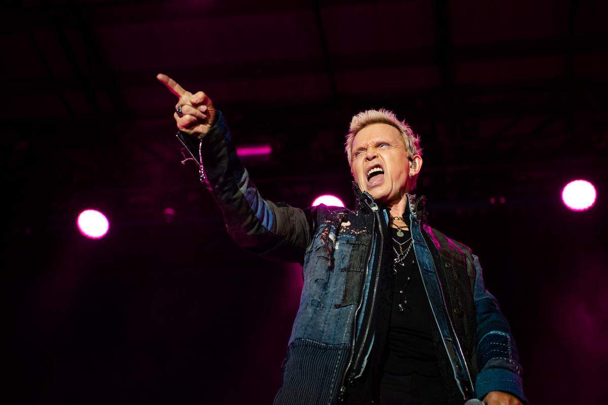 Punk rocker Billy Idol performed at the California Mid-State Fair in Paso Robles on Friday, July 19, 2019.
