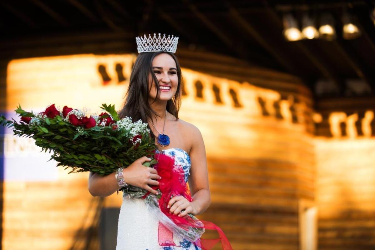 Victoria Humphrey is crowned Miss California Mid-State Fair in July 2016. The fair pageant will be held Tuesday.
