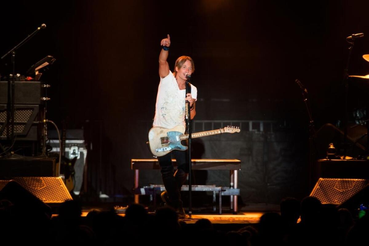Keith Urban performs at the California Mid-State Fair in Paso Robles in 2017.