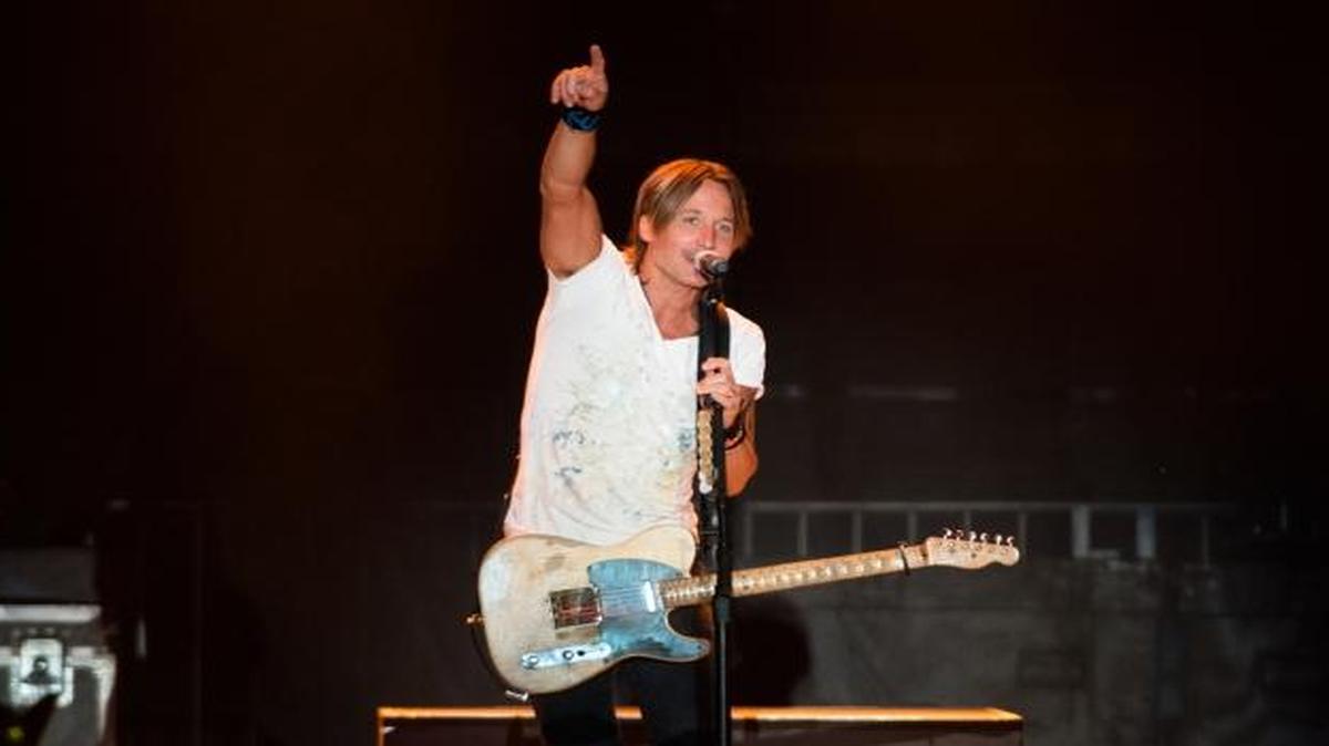 Keith Urban performs at the California Mid-State Fair in Paso Robles in 2017.