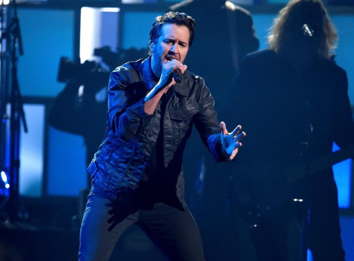 Luke Bryan performs “Light It Up” at the 51st annual CMA Awards at the Bridgestone Arena in Nashville, Tennessee, in November 2017. The country star will perform July 26 at the California Mid-State Fair in Paso Robles.
