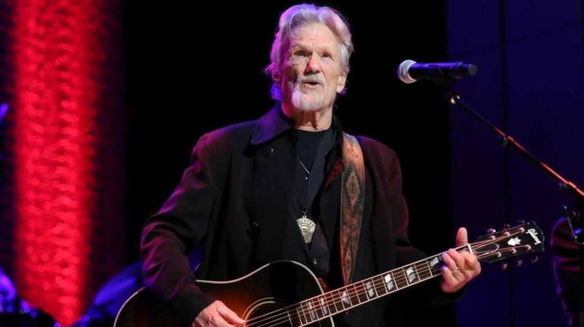 Kris Kristofferson will perform two free concerts at the California Mid-State Fair in Paso Robles on July 28, 2018.