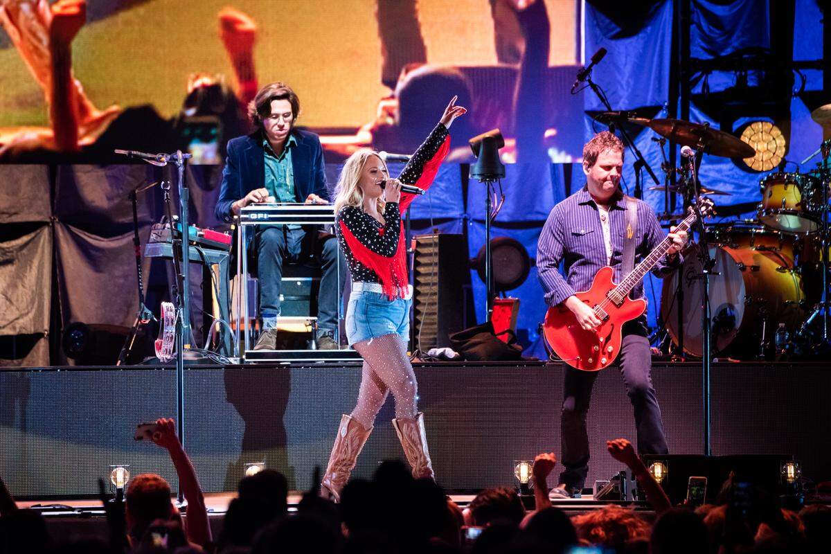 Country star Miranda Lambert performs at the California Mid-State Fair in Paso Robles on Wednesday, July 17, 2019.