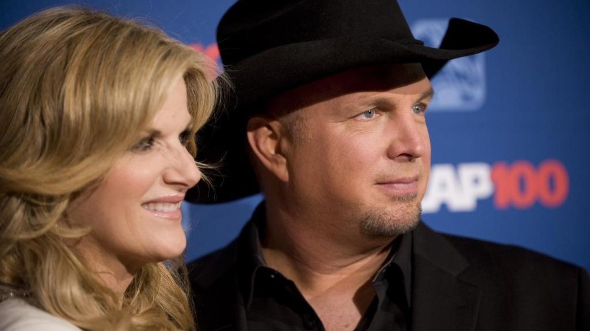 Garth Brooks pictured with his wife, Trisha Yearwood. The country singer will play two concerts on July 27 at the California Mid-State Fair in Paso Robles.