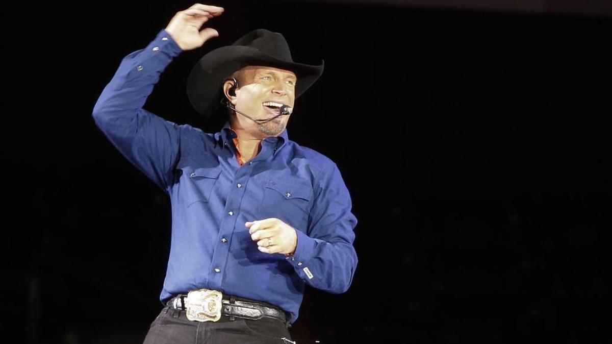 Country legend Garth Brooks, performing here at Yankee Stadium in New York in July 2016, is coming to the Mid-State Fair on July 27.