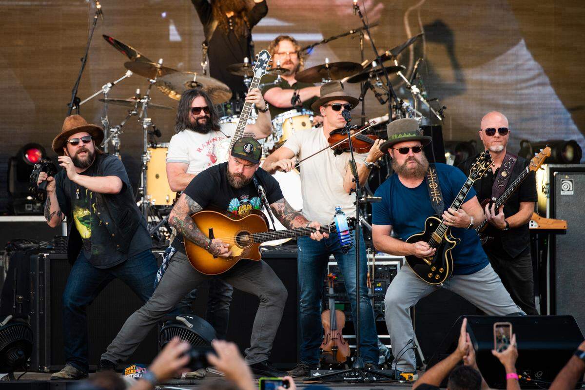 Country band Zac Brown Band performed at the California Mid-State Fair in Paso Robles on Wednesday, July 24, 2019.