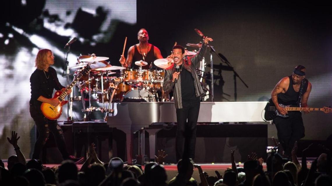 Music icon Lionel Richie performs at the California Mid-State Fair in Paso Robles in 2017.