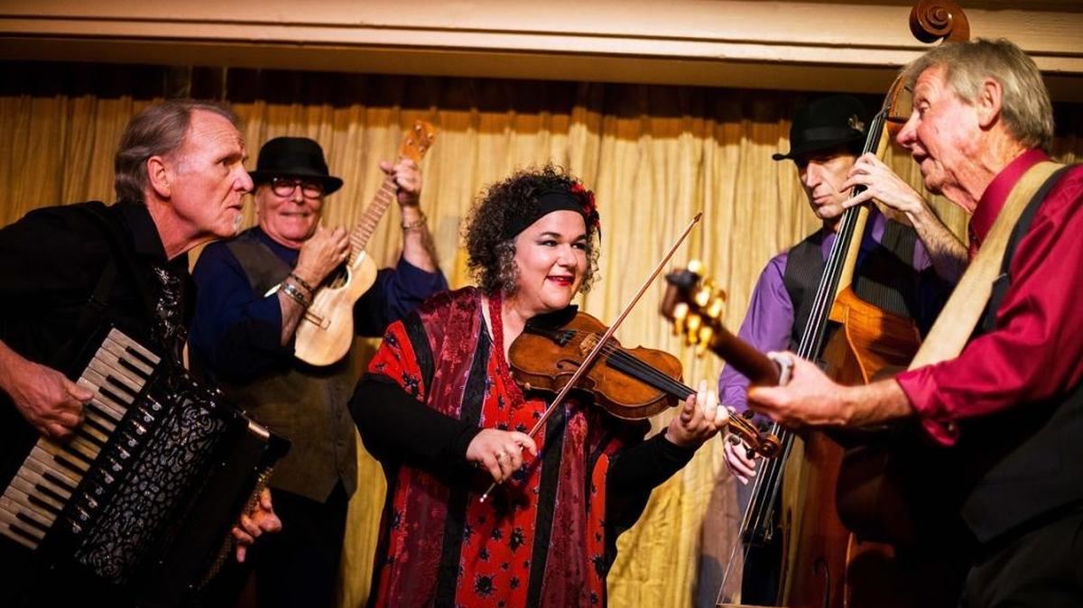 This year’s New Year’s Eve concert will feature Café Musique, a San Luis Obispo-based group whose gypsy, swing, tango, folk and “wild classical” music have made them a local favorite.