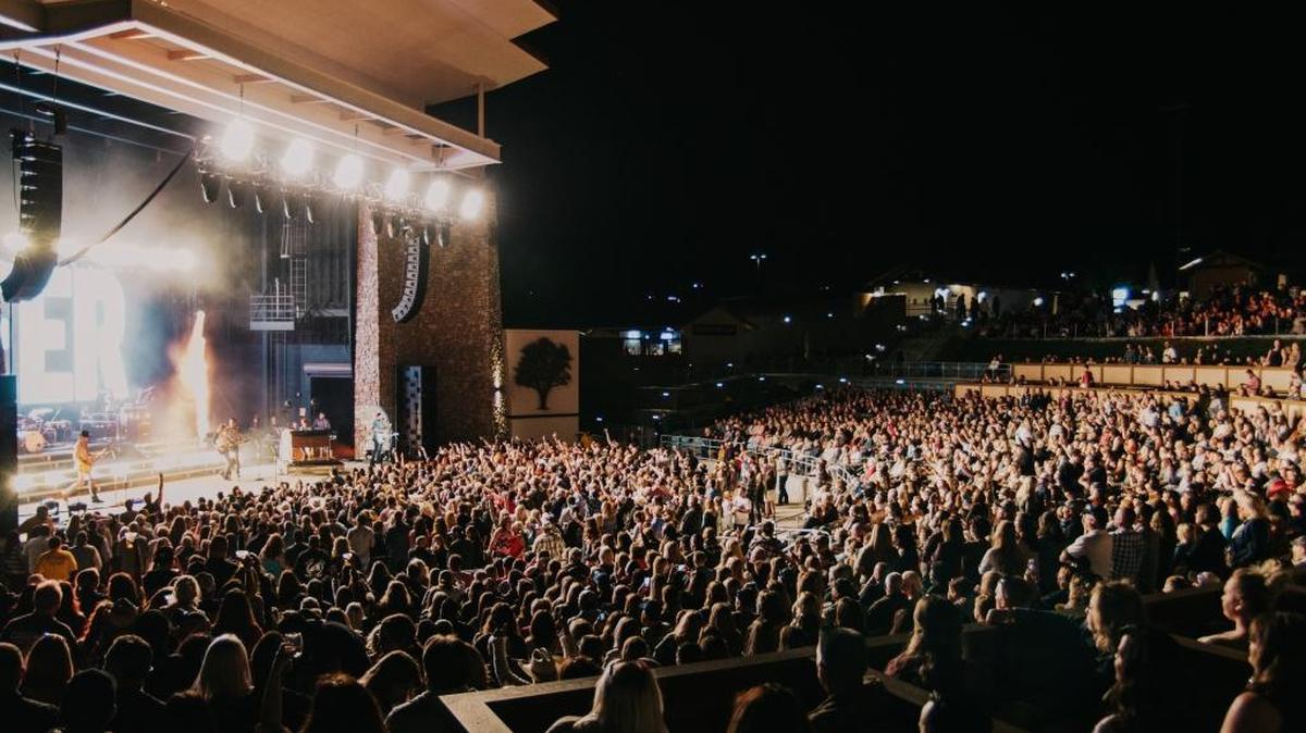 Country star Lee Brice performs for a sold-out crowd at Vina Robles Amphitheatre in Paso Robles in 2016.
