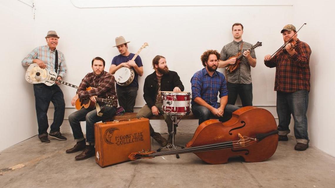 Moonsville Collective will perform May 6 at the Red Barn in Los Osos as part of the Central Coast Folk Festival.