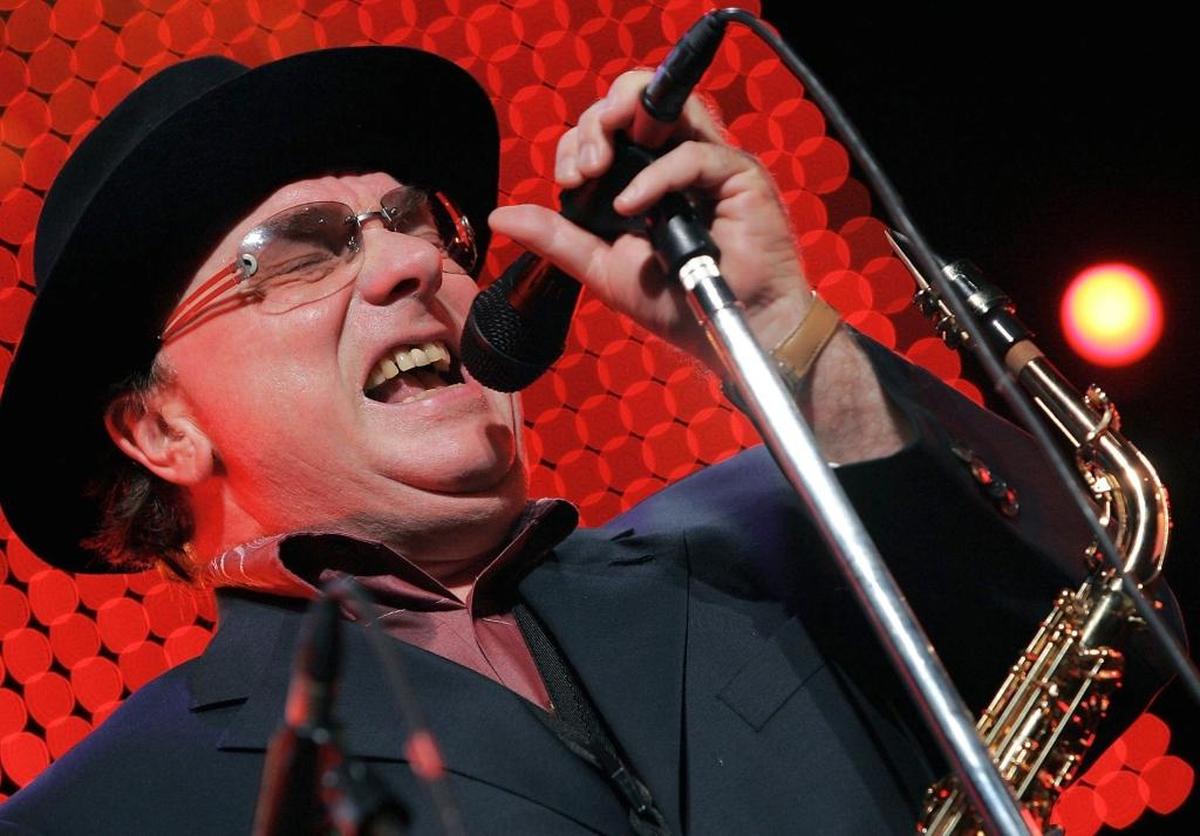 Singer and saxophonist Van Morrison performs in 2004.