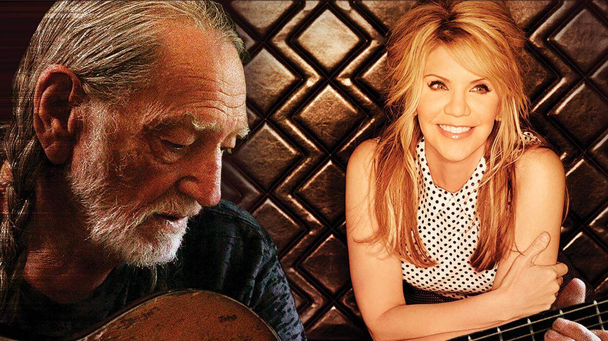 Willie Nelson and Family and Alison Krauss and Union Station will co-headline a concert August 11, 2018.