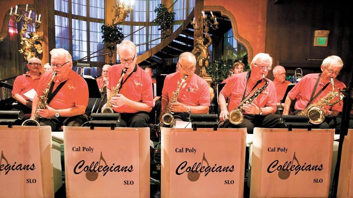 The Cal Poly Collegians Alumni Big Band performs during its 47th reunion at the Madonna Inn in San Luis Obispo in 2014.