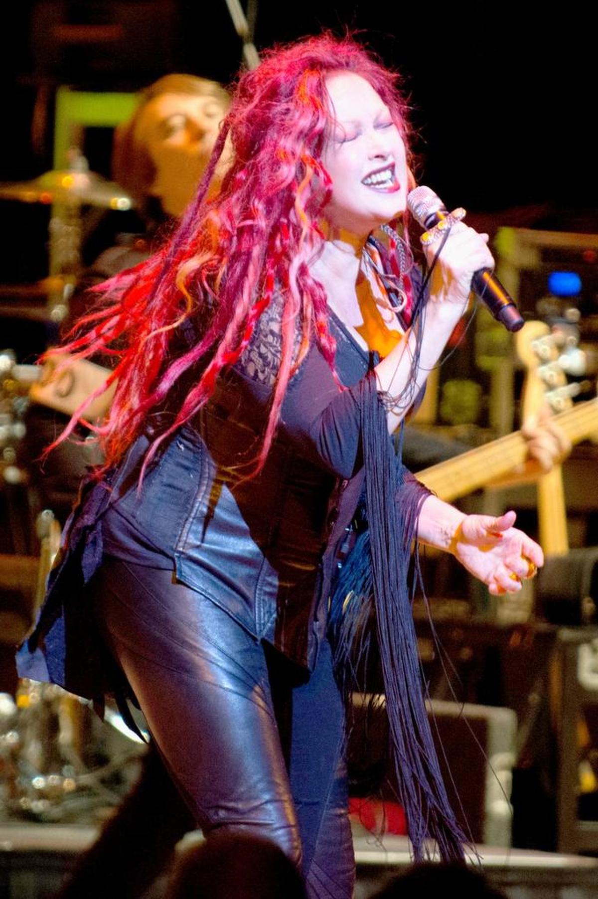 Cyndi Lauper performs in 2013 in Toronto, Canada.