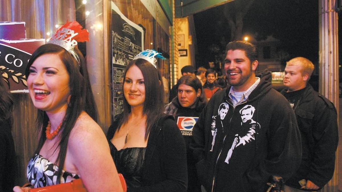 New Year’s Eve in downtown San Luis Obispo.
