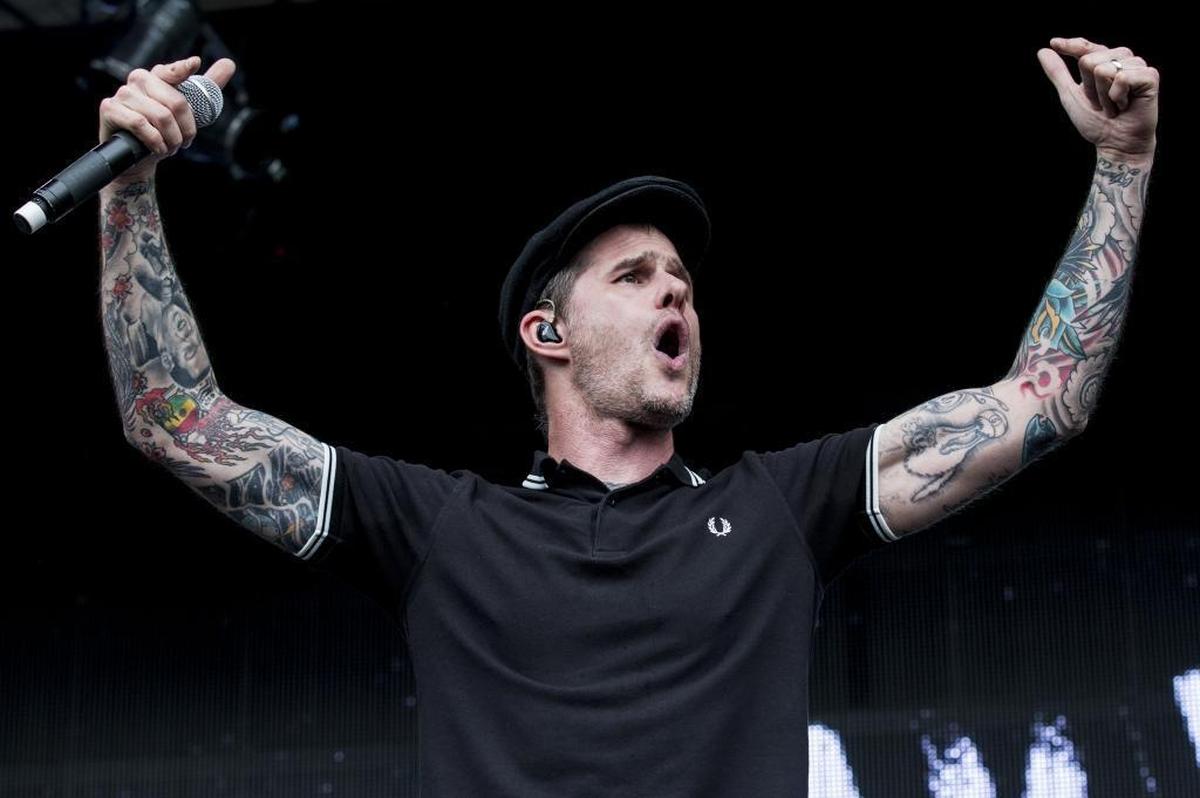 Al Barr, lead singer of the Dropkick Murphys, performs at the Shaky Knees Music Festival in Atlanta, Georgia, in 2014. The band performs Friday at the Avila Beach Golf Resort as part of the From Boston to Berkeley Tour.