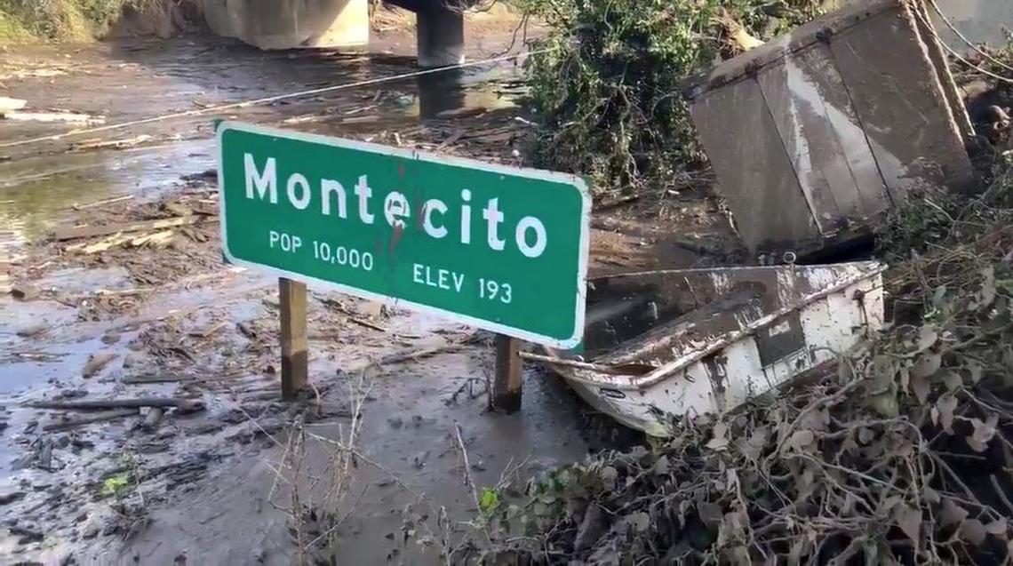 Massive flooding and mudslides in Montecito killed 20 people, destroyed more than 100 homes and closed a portion of Highway 101 for nearly two weeks.