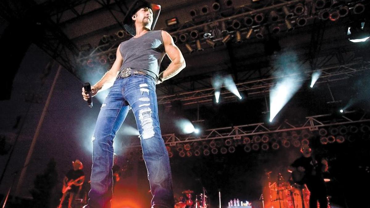 Tim McGraw performs at the 2009 California Mid-State Fair.