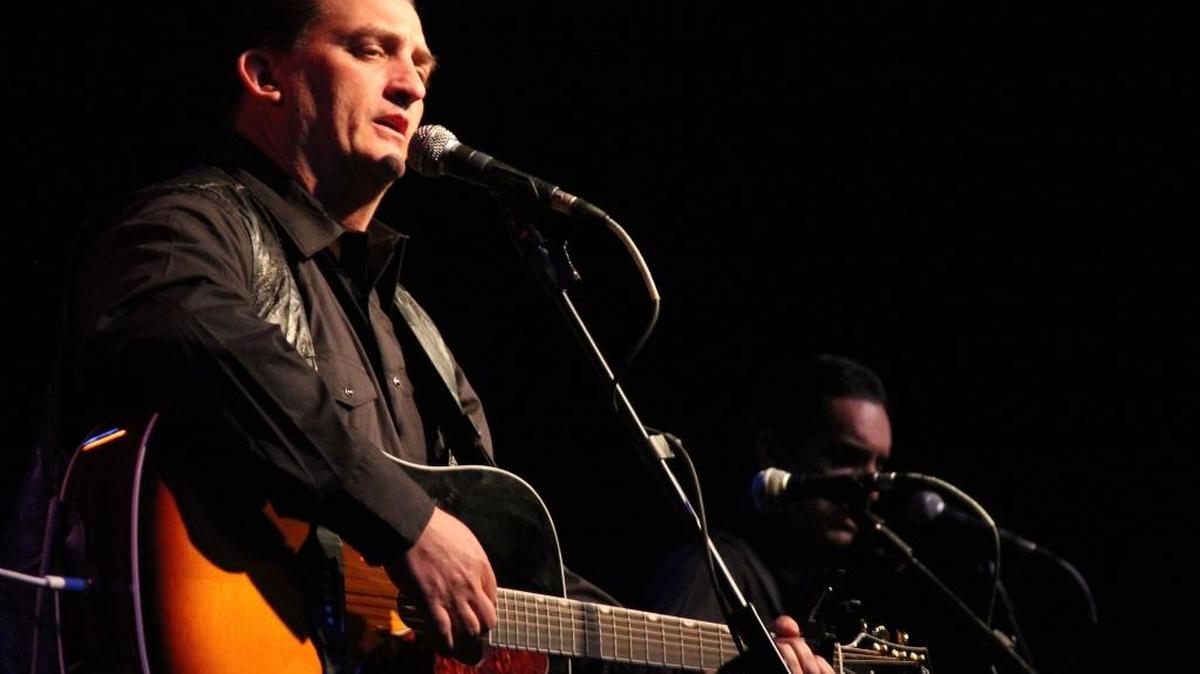 Doug Benson performs in Cash’d Out. The Johnny Cash tribute band plays Tap It Brewing in San Luis Obispo on Friday.