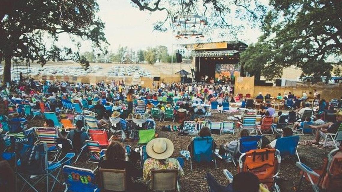 A festival crowd listens to music at Beaverstock, now known as Whale Rock Music and Arts Festival, at Castoro Cellars in Templeton in 2014.