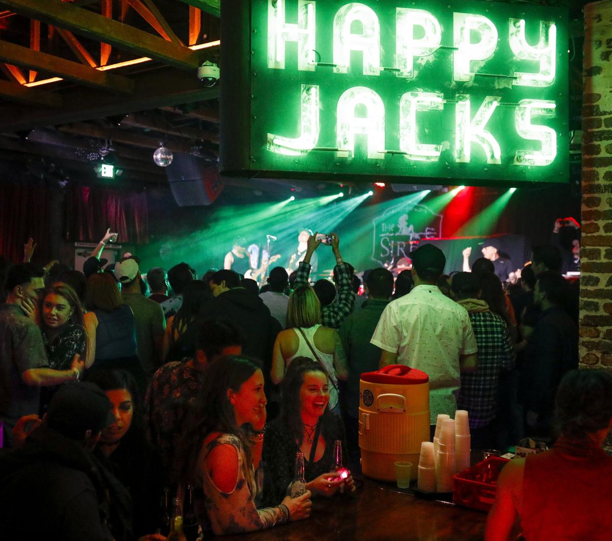 Roots reggae band Inna Vission performs April 18 at The Siren in Morro Bay. The establishment was once known as Happy Jacks; an old neon sign from that era is now part of the decor.