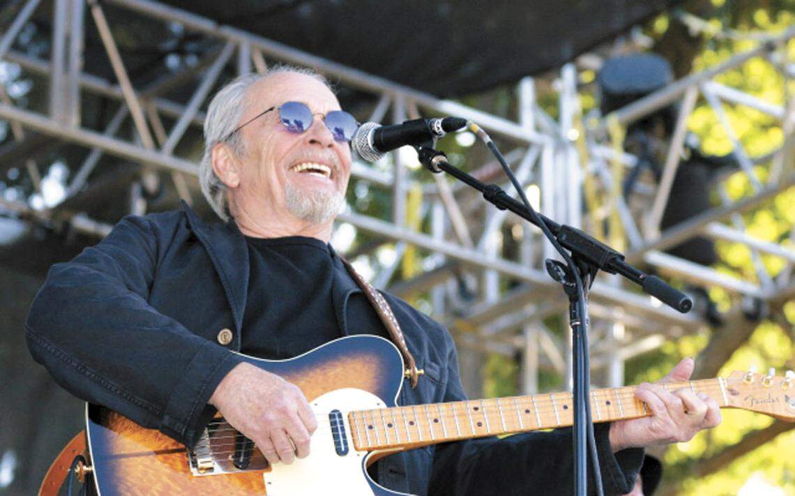 Country legend Merle Haggard performs at the Pozo Saloon in 2006.