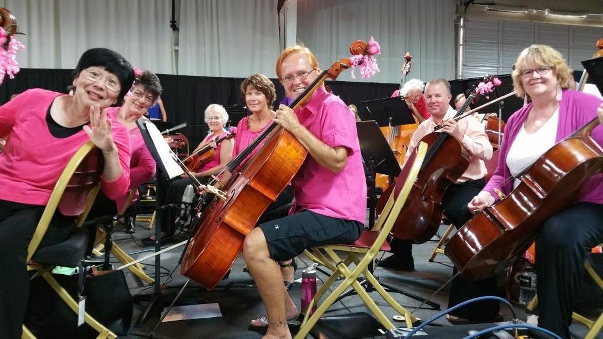 Orchestra Novo performs with violinist Gilles Apap on Sunday at the Alex Madonna Expo Center in San Luis Obispo as part of Pops O.N.!
