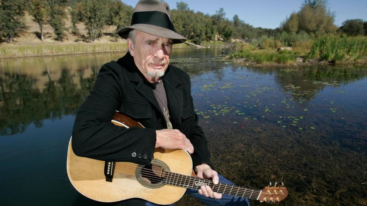 Merle Haggard poses at his ranch at Palo Cedro, Calif., in 2007. Haggard died of pneumonia Wednesday, April 6, 2016. He was 79.