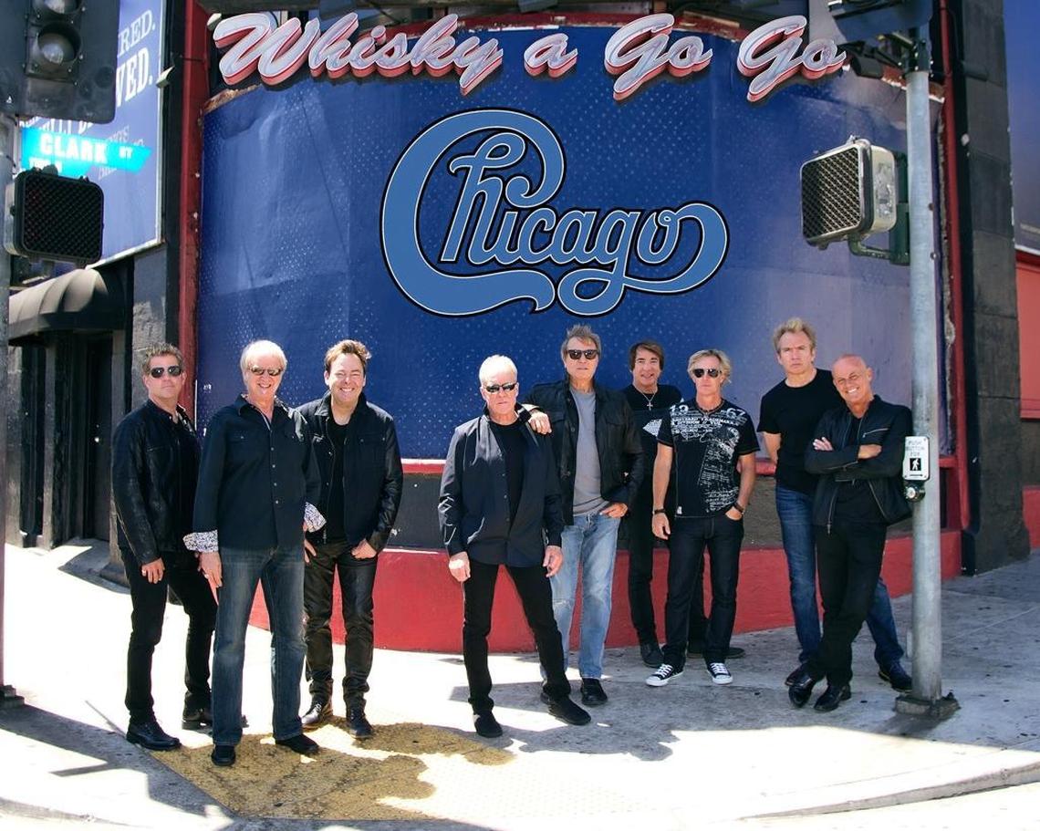 Classic rock band Chicago will perform Sept. 2 at Vina Robles Amphitheatre in Paso Robles.