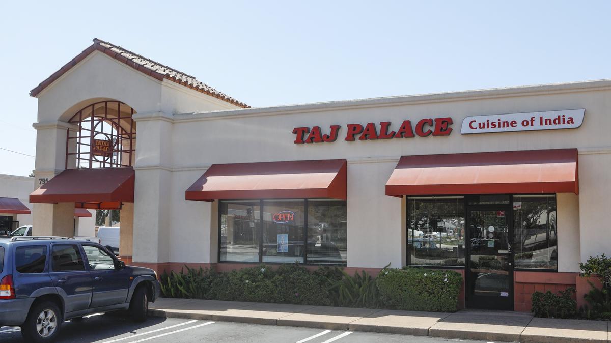 Taj Palace is located at the corner of Foothill Boulevard and Broad Street in San Luis Obispo.