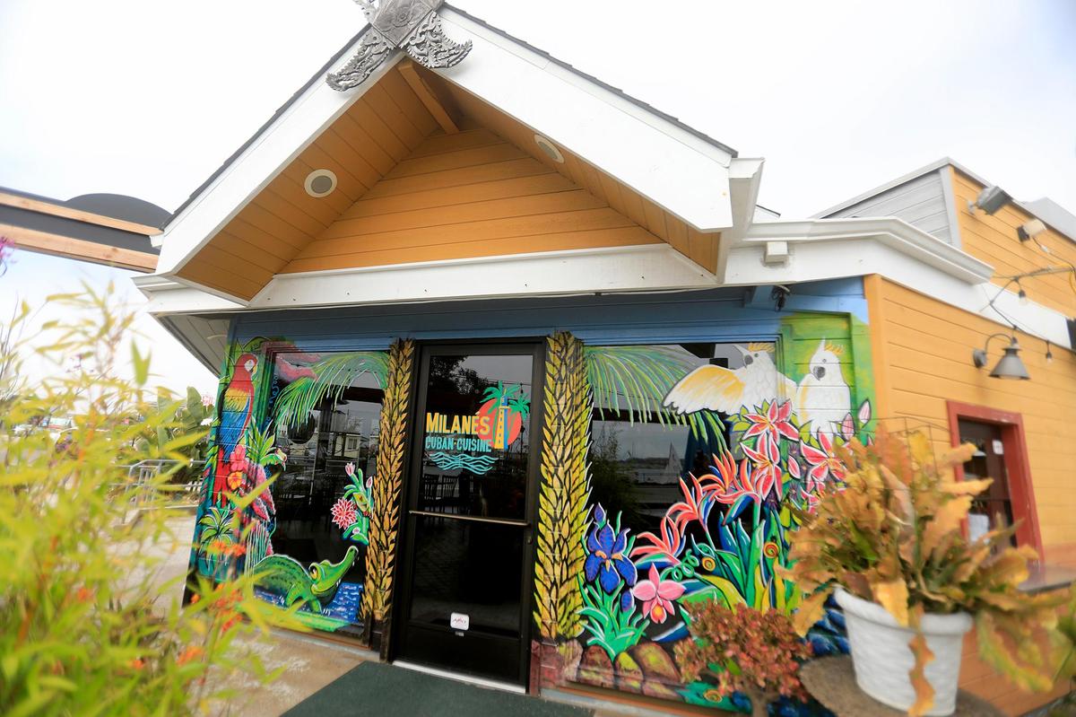 Milanes Cuban Cafe is located on the Embarcadero in Morro Bay.