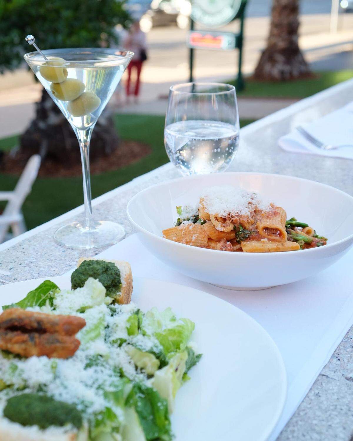 The restaurant offers contemporary American and Italian cuisine on the edge of downtown San Luis Obispo, equipped with a full bar and California-focused wine list.