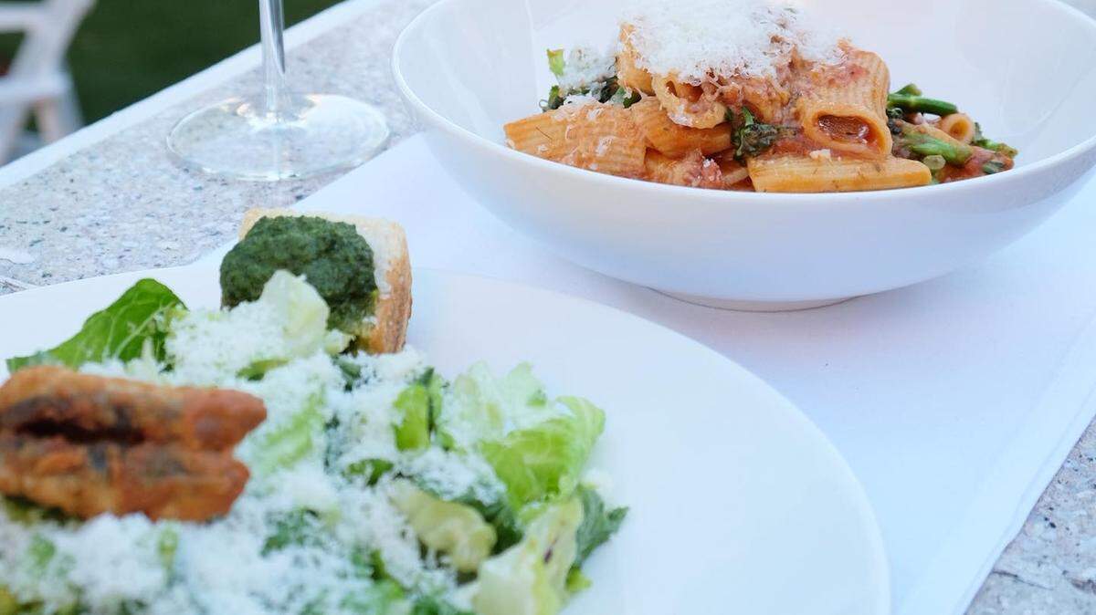 The restaurant offers contemporary American and Italian cuisine on the edge of downtown San Luis Obispo, equipped with a full bar and California-focused wine list.