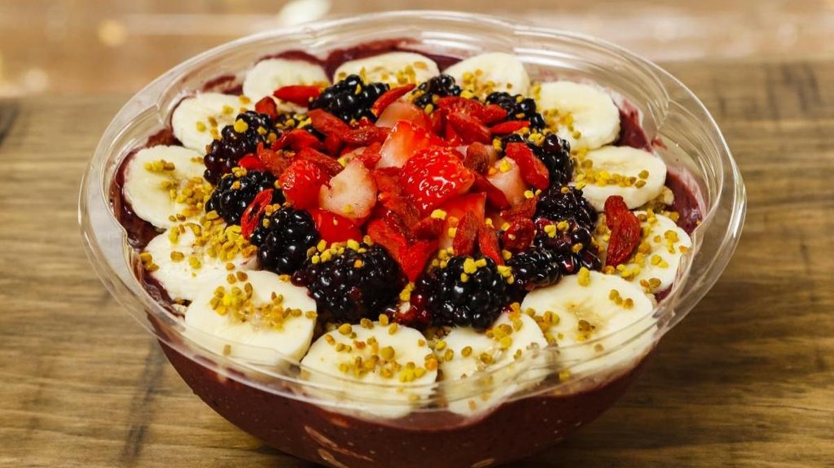 The SLO Bowl from The Neighborhood Acai and Juice Bar in San Luis Obispo.