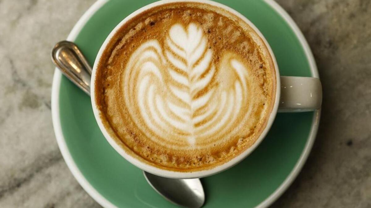 A cappuccino is made with Guatemala Fatima coffee at Scout Coffee Co. on Foothill Boulevard in San Luis Obispo.